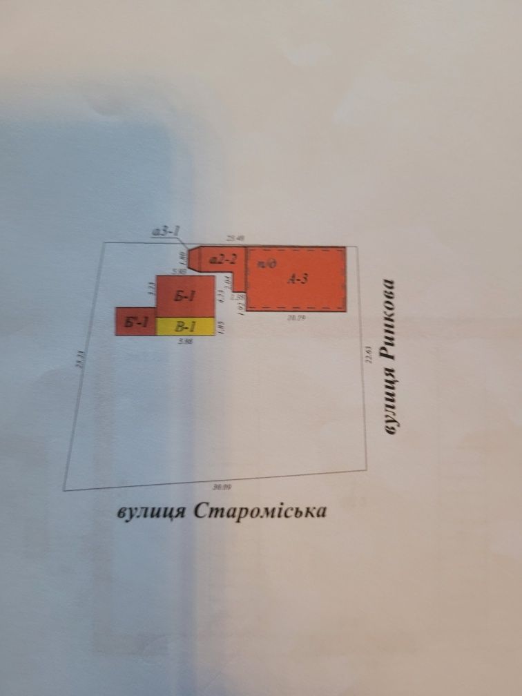 Будинок на червоній лінії в  центрі Бердичіва