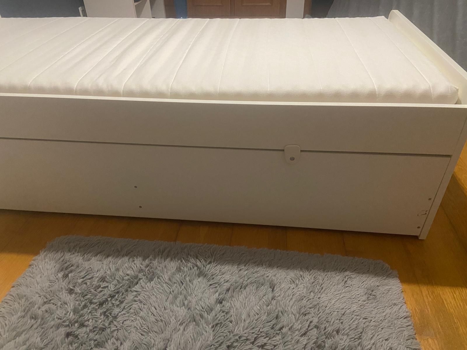 Cama individual/dupla com gavetão/2 gavetas