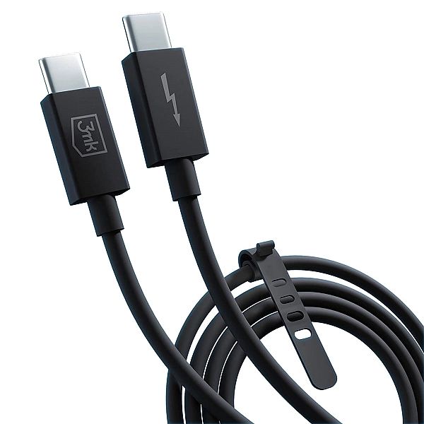 Kabel 3mk Hyper Cable ThunderBolt 240W - czarny