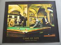 Litografia Game of Fate - Bilhar com Marilyn, Dean, Bogart e Presley