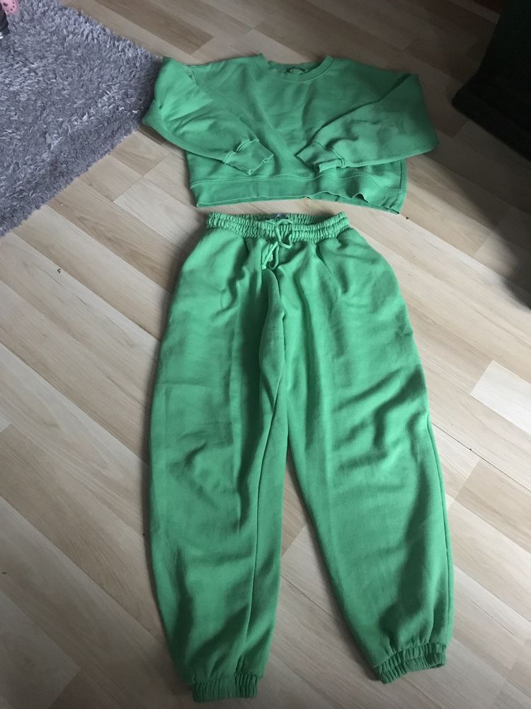 Dres zielony oversize Zara r. M