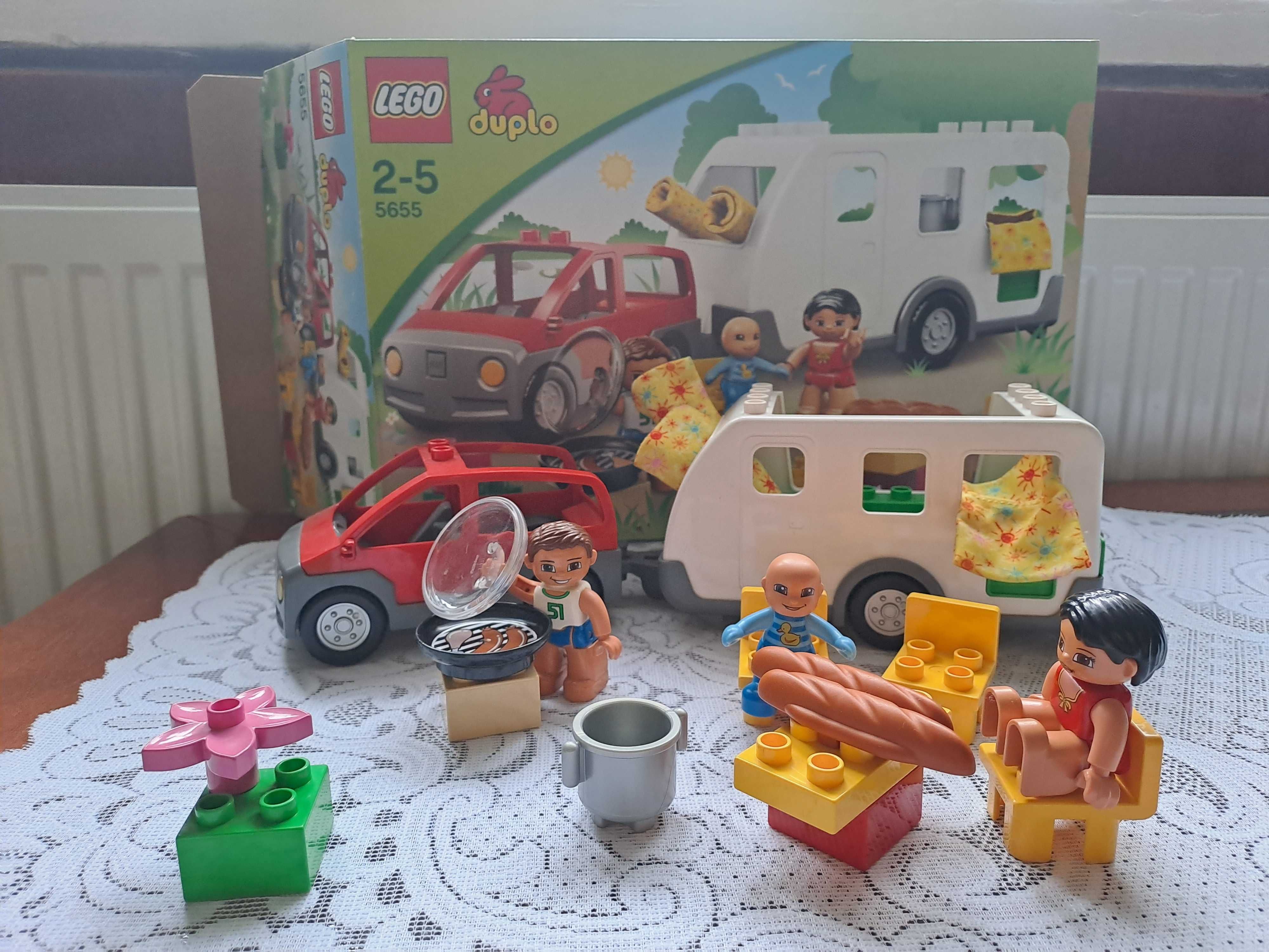 LEGO Duplo 5655 samochód+przyczepa campingowa