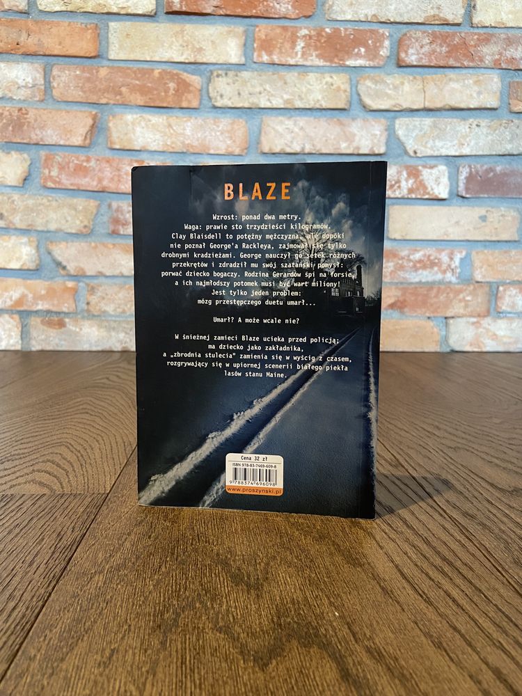 Blaze Stephen King jako Richard Bachman