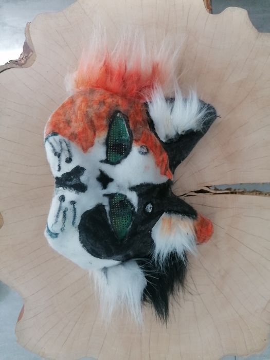Maska Therian przebranie ręcznie wykonana