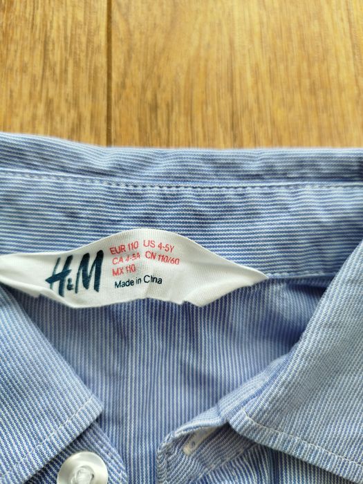 Chłopięca elegancka koszula h&m r. 110