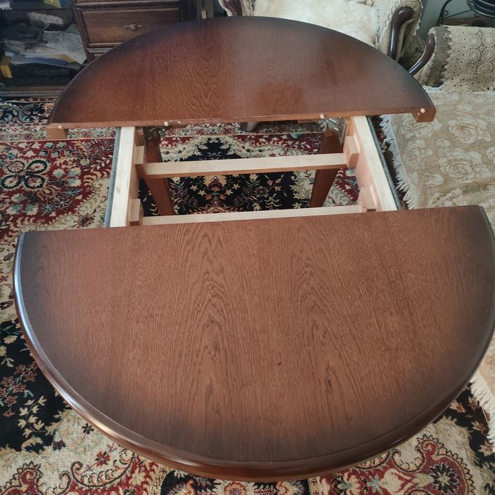 Stół rozkładany w stylu holenderskim 140 cm x 100 cm