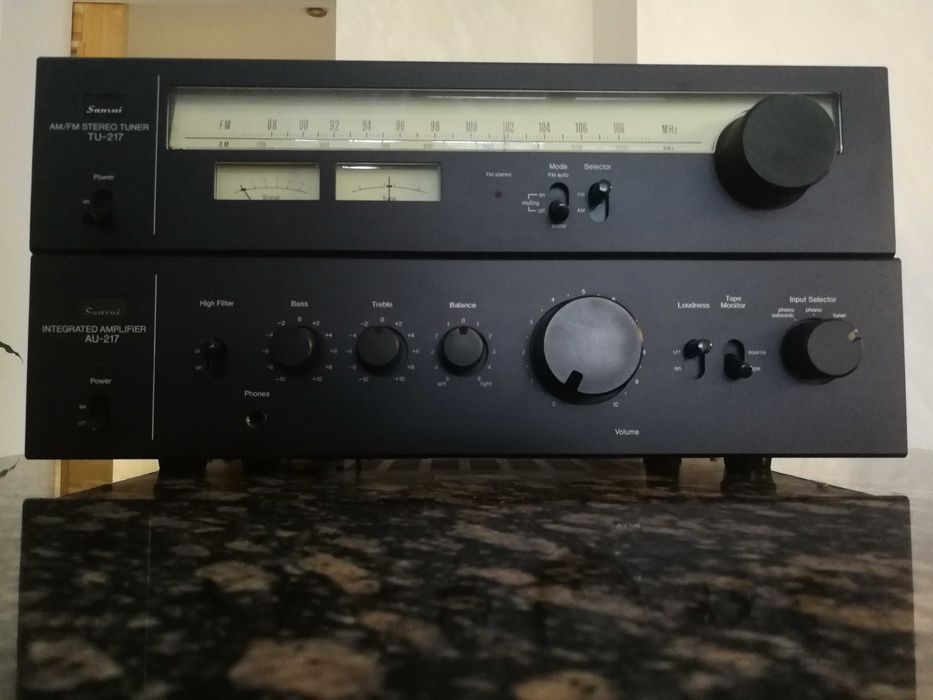 Sansui AU-217 с тюнером Sansui TU-217