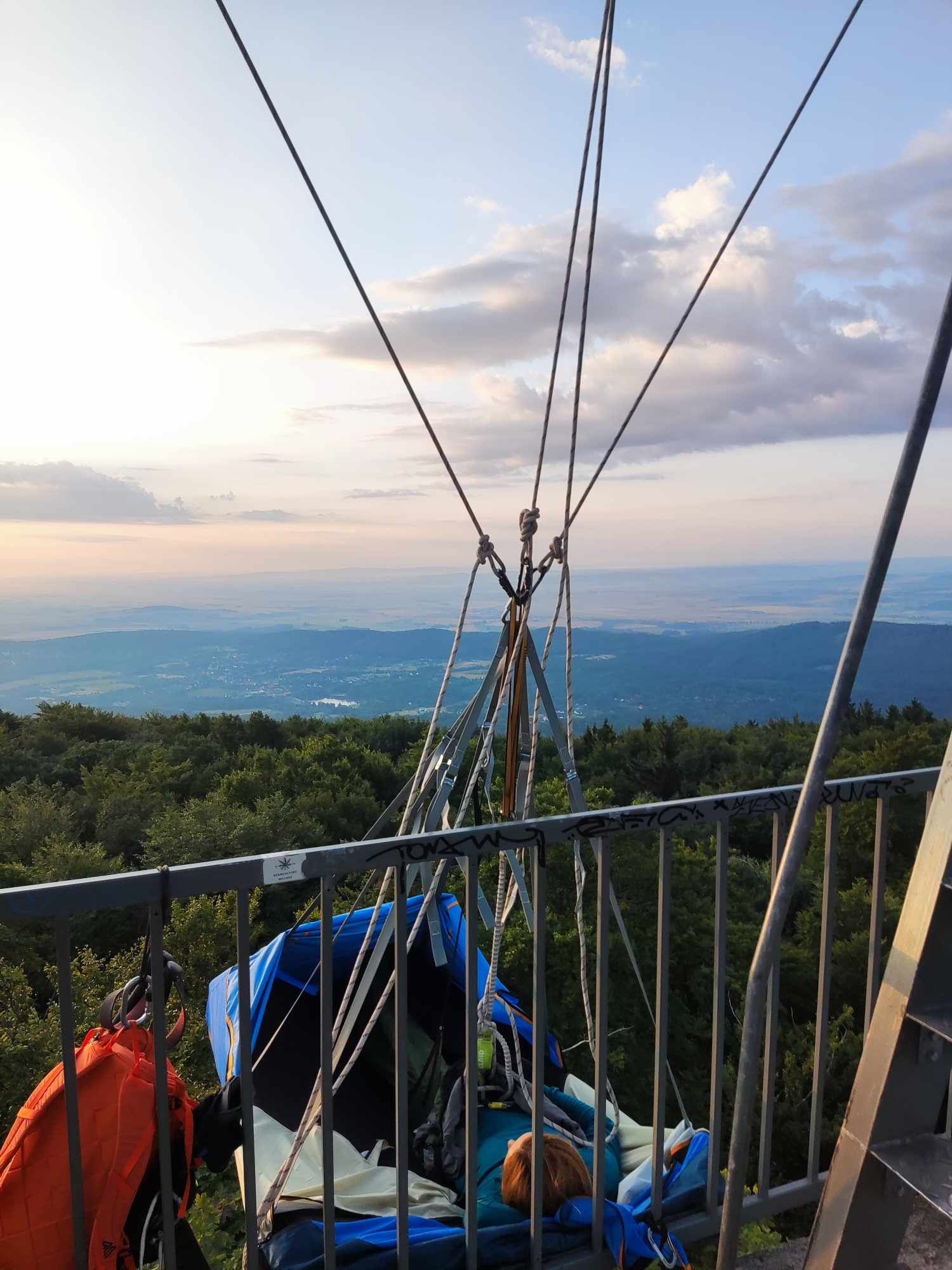 Namiot wiszący typu portaledge double