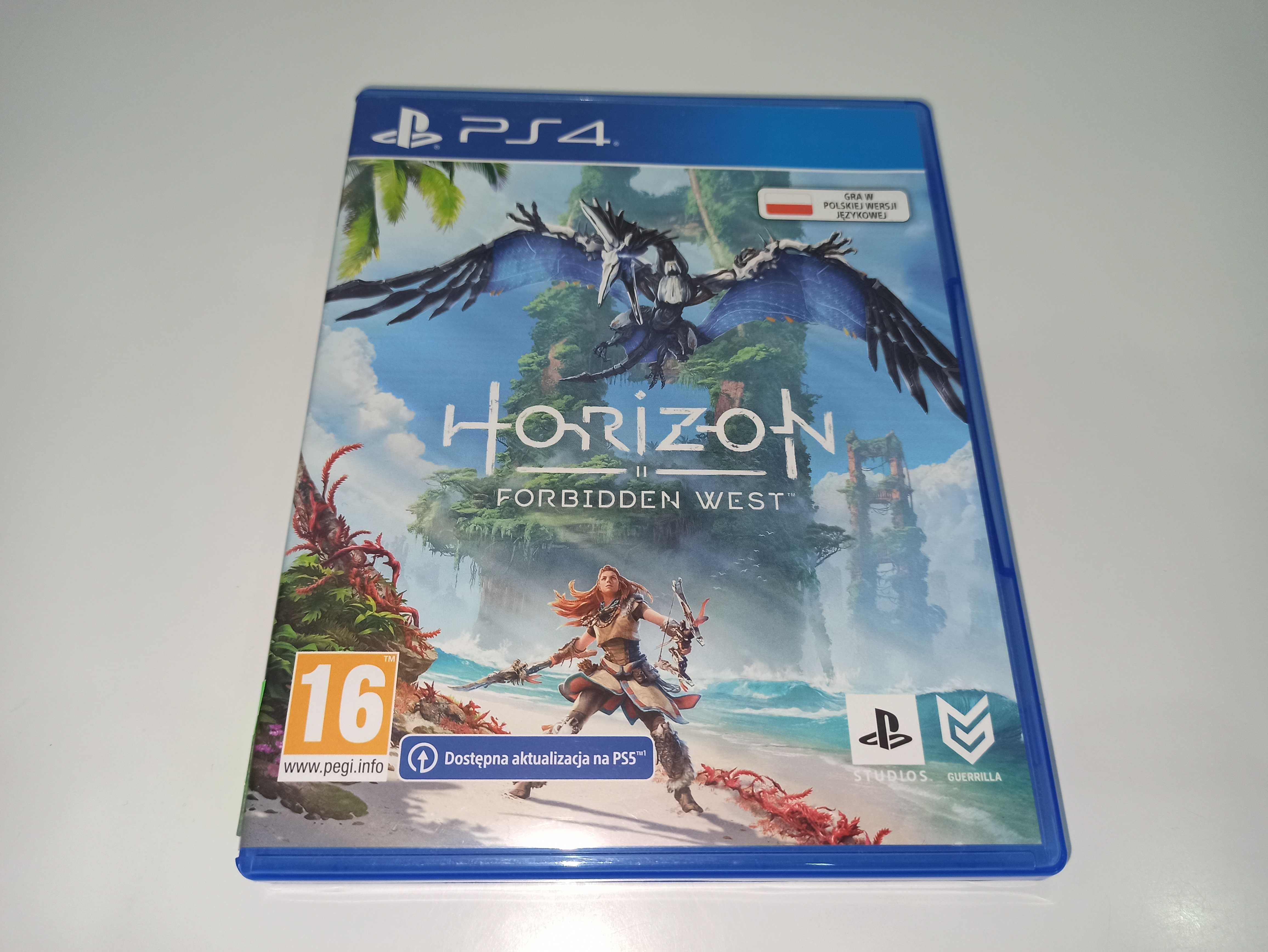 ps4 ps5 HORIZON FORBIDDEN WEST PL postać mówią po polsku
