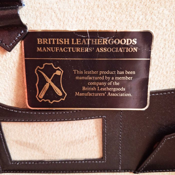 Teczka,walizka skórzana  dwustronna vintage