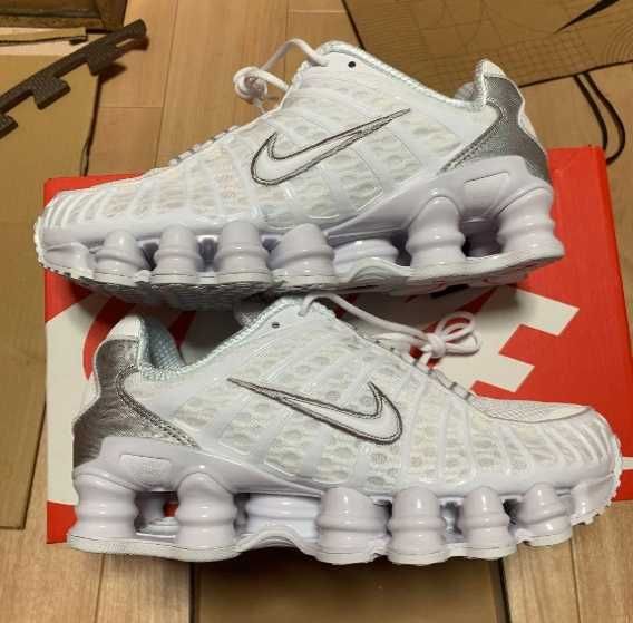 Nike Shox TL White Metallic Silver r.38