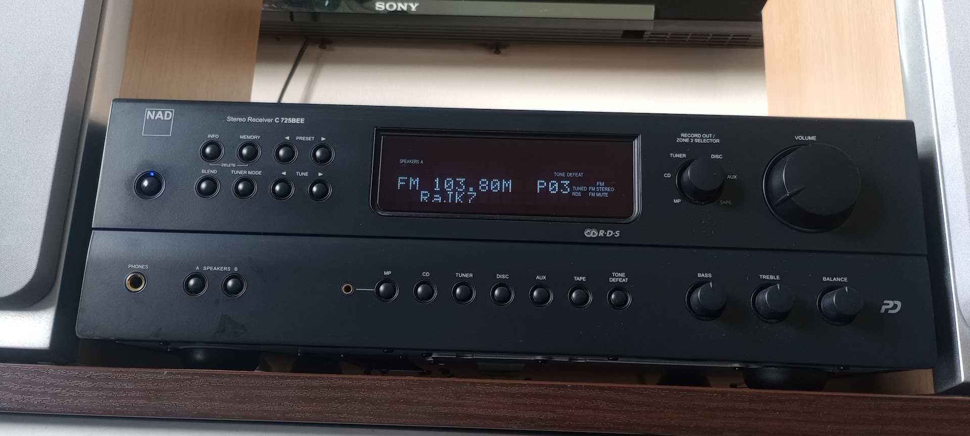 Amplituner NAD C725BEE bdb st. techniczny