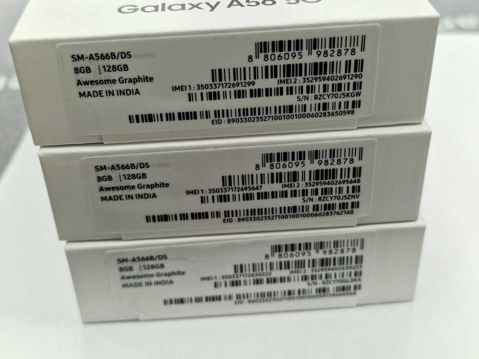 Samsung Galaxy A56 Dual SIM/ 8GB/ 128GB/ Awesome Graphite/ GW24/ 3 szt