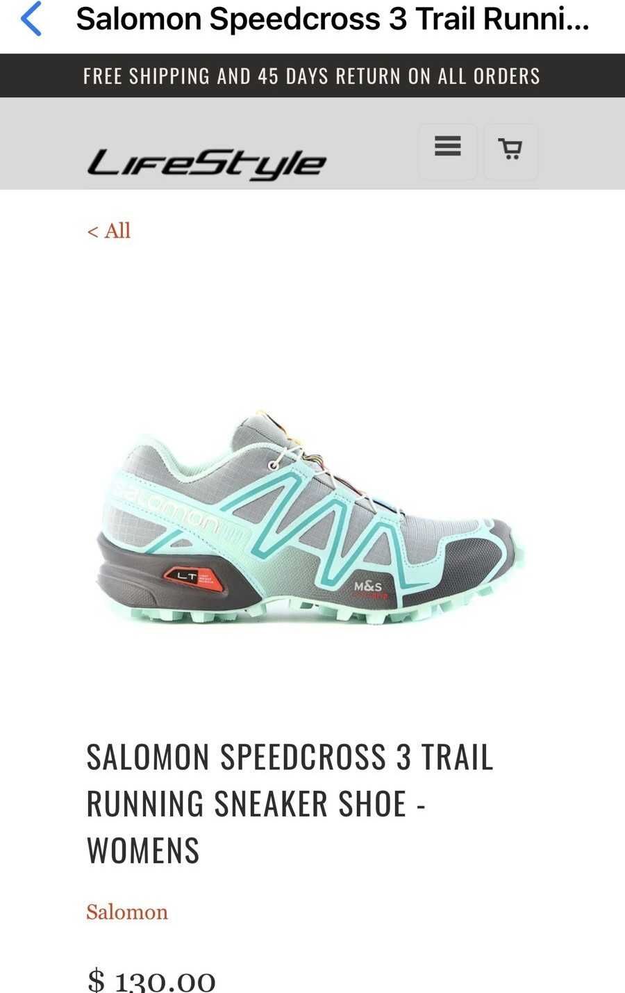 Кросівки salomon, розмір 38. Оригінал!