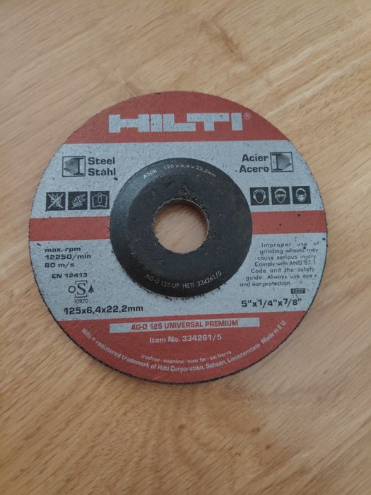 Hilti tarcza szlifierska do metalu