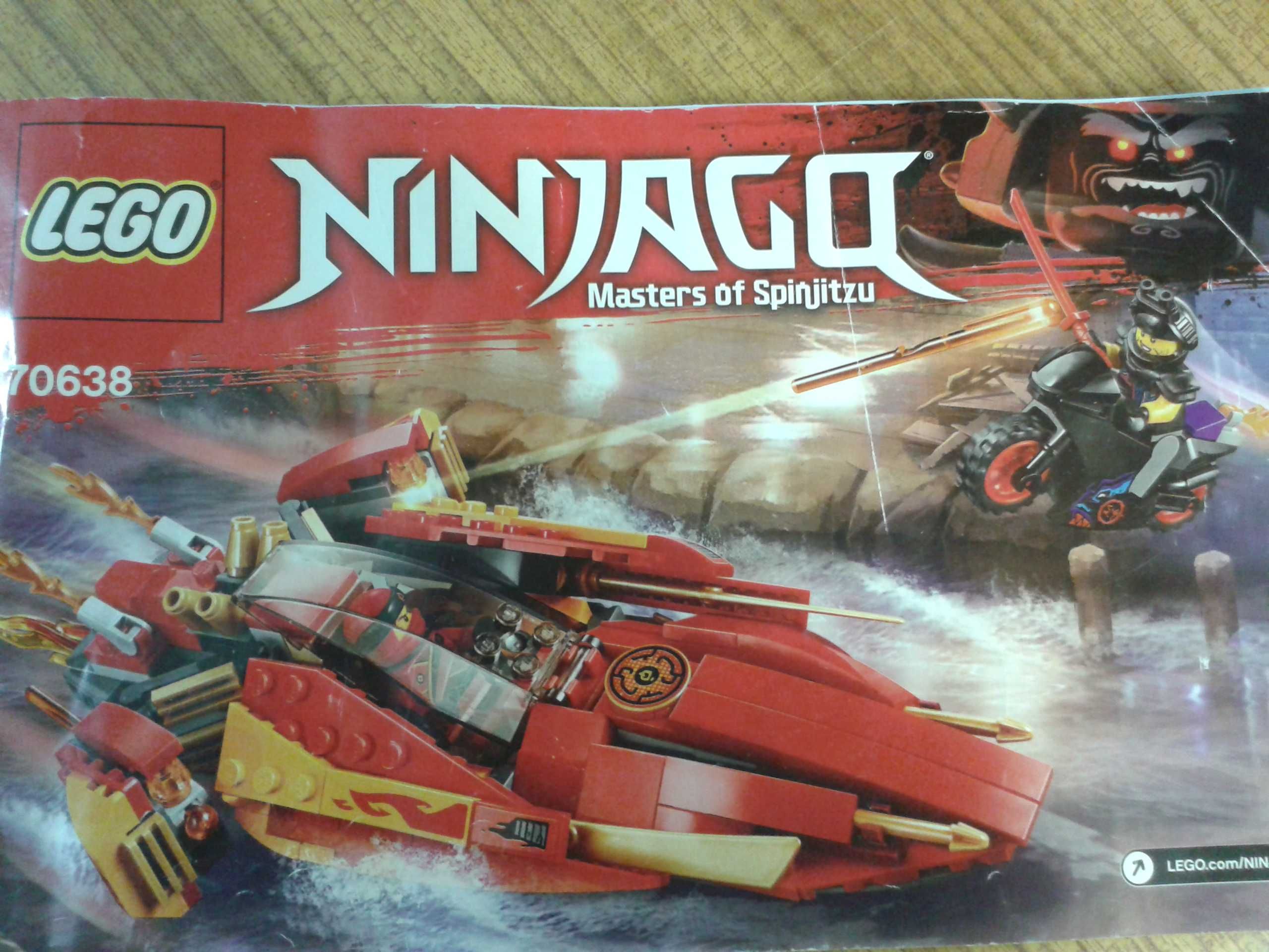 Klocki LEGO NINJAGO 70638 łódź wyścigowa i bojowa duża !!!