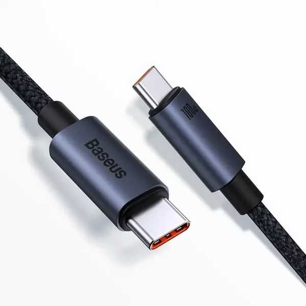 Кабель Baseus USB Type-C - USB Type-C, швидка зарядка 100W, 1м