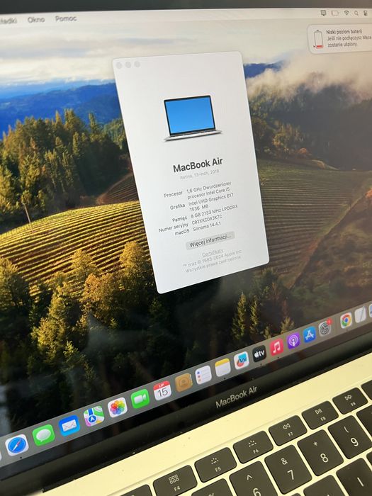 Macbook air 13 a1932 stan bardzo dobry