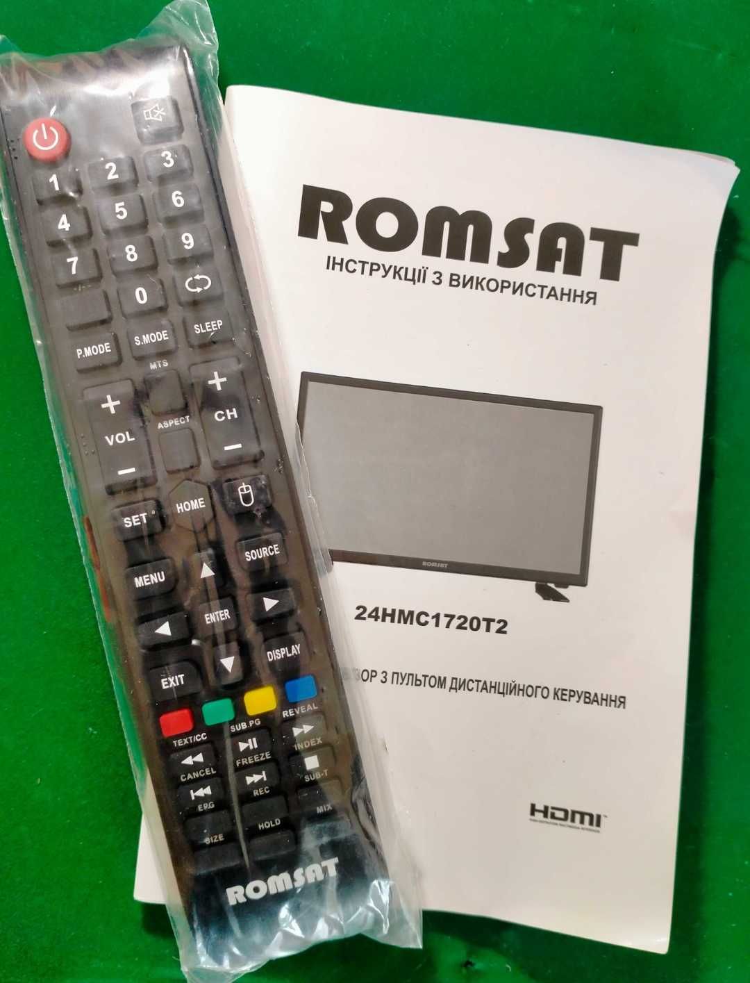 Оригінальний пульт для телевізора Romsat 24hmc1720t2