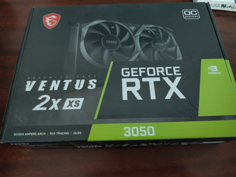 Vendo placa gráfica GeForce Rtx 3050 8g  valor negociável