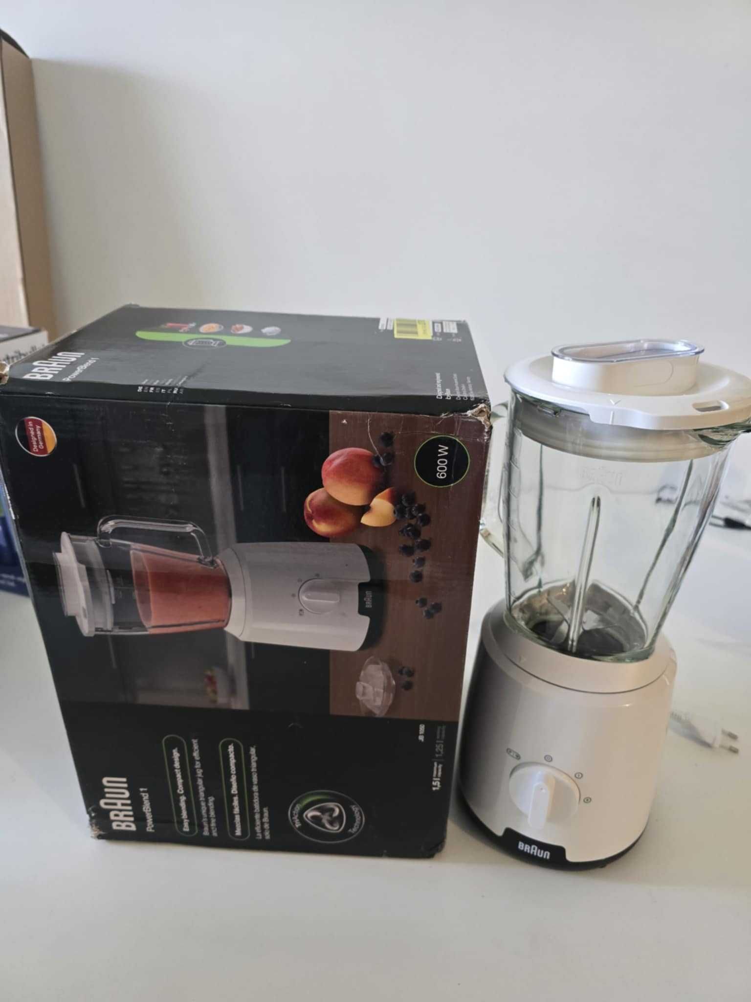 Braun PowerBlender 1, Blender - mikser, szkalny dzbanek - Nowy Okazja