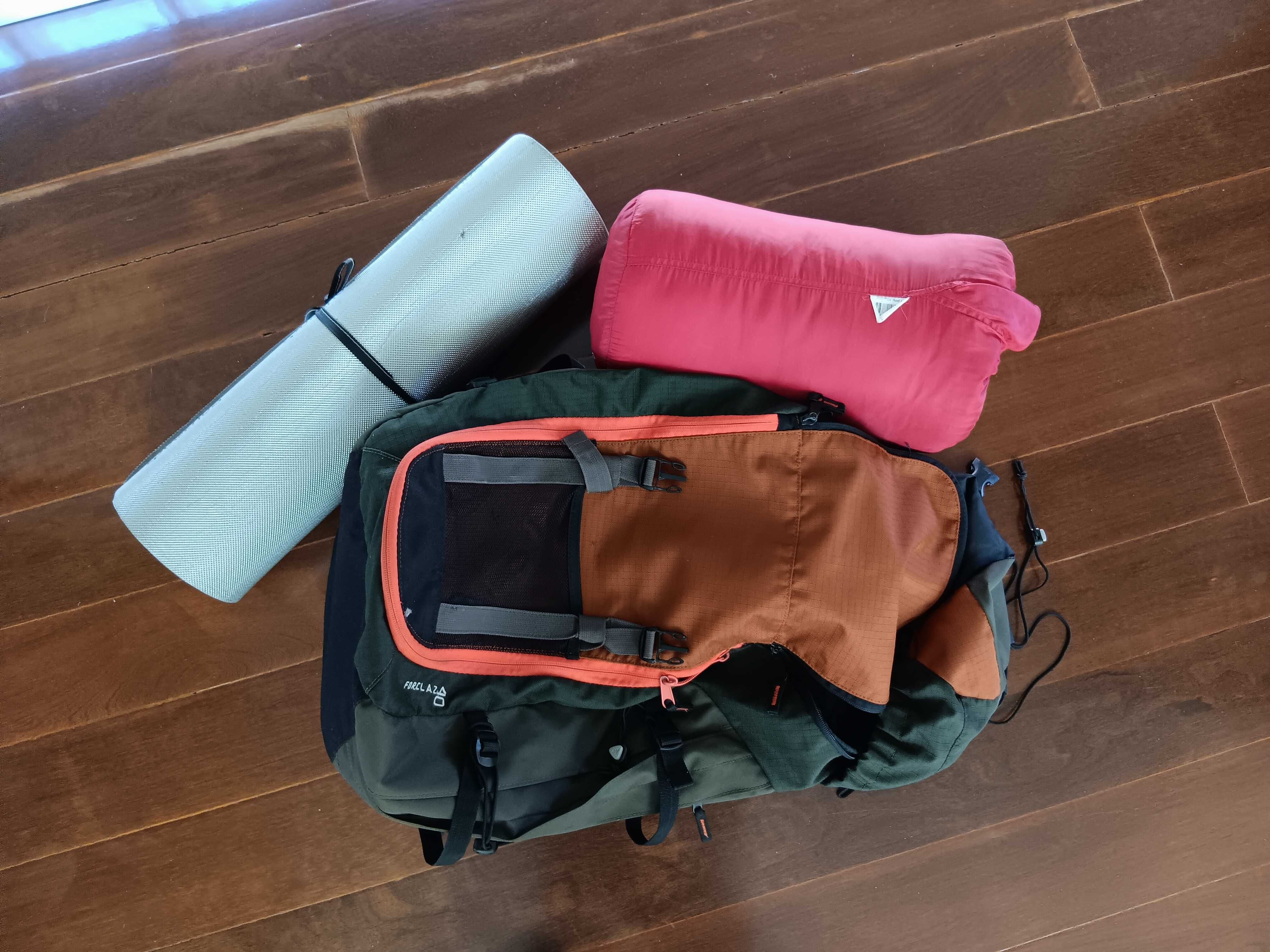 Mochila+saco cama+colchonete