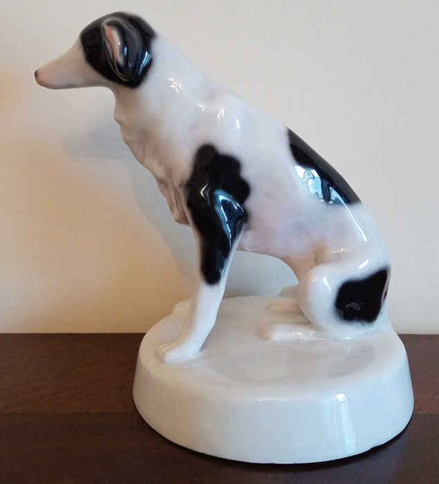 Figurka psa wytwórnia Pacyków lata 20, 30