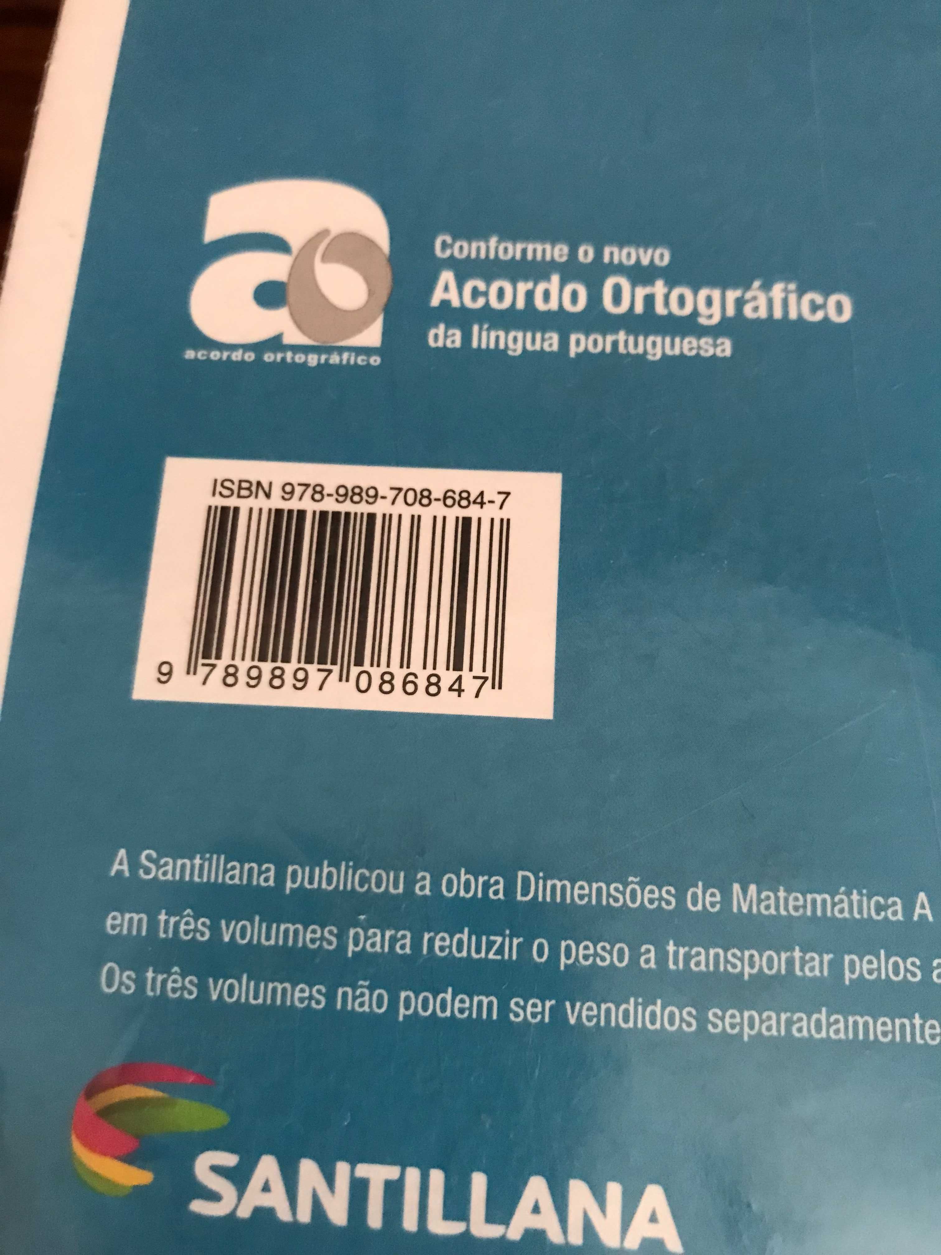 Dimensões -Matemática A - 10º ano - volumes 1, 2, 3 e Atividades