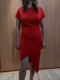 Czerwona sukienka Fobya rozmiar L