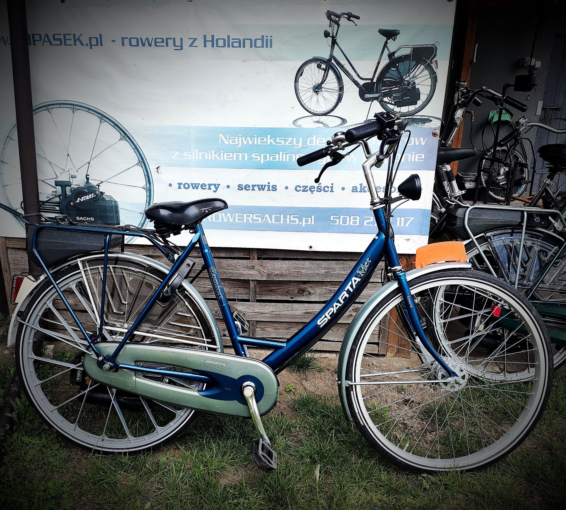 Sparta Met rower z silnikiem spalinowym sachs301A, Spartamet, sachs