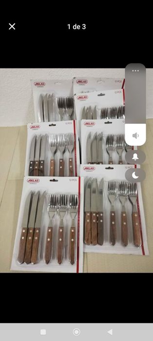 Conjunto de talheres  12pecas Anilar