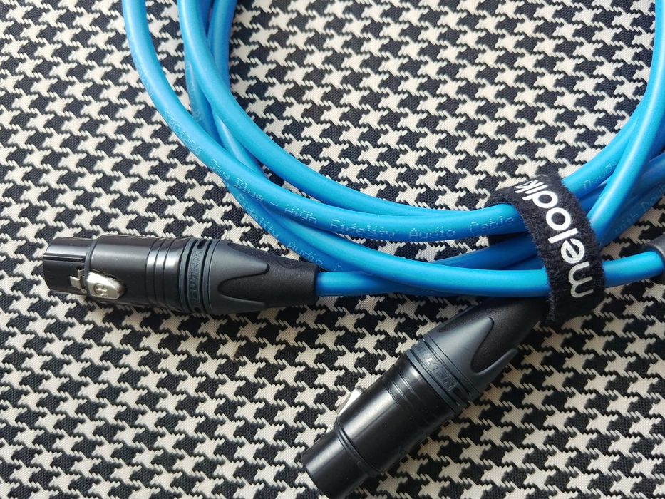 Melodika SBC1230 Sky Blue 2x XLR 1m Interkonekt Neutrik