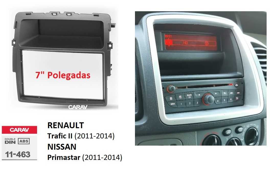 Rádio 2DIN • RENAULT Trafic (2001 a 2019) • NISSAN Primastar • Android