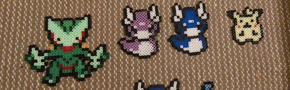 Pokemon Perler Varios tamanhos