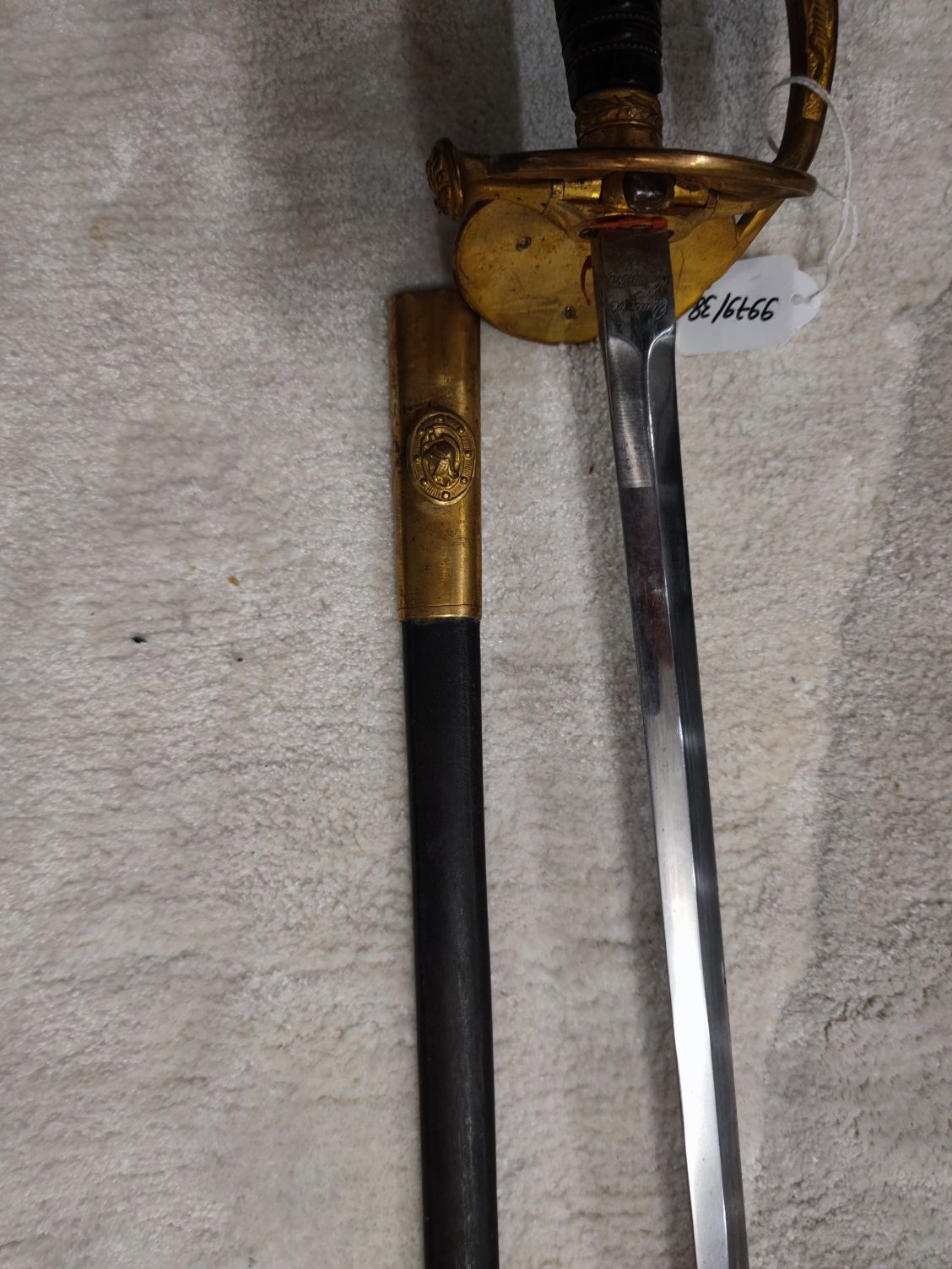 Miecz starszego oficera wszystkich rodzajów broni model 1817(9)