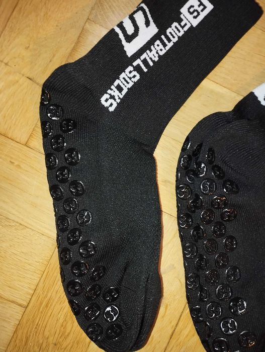 Skarpety piłkarskie antypoślizgowe Footballsocks czarne 5 pare