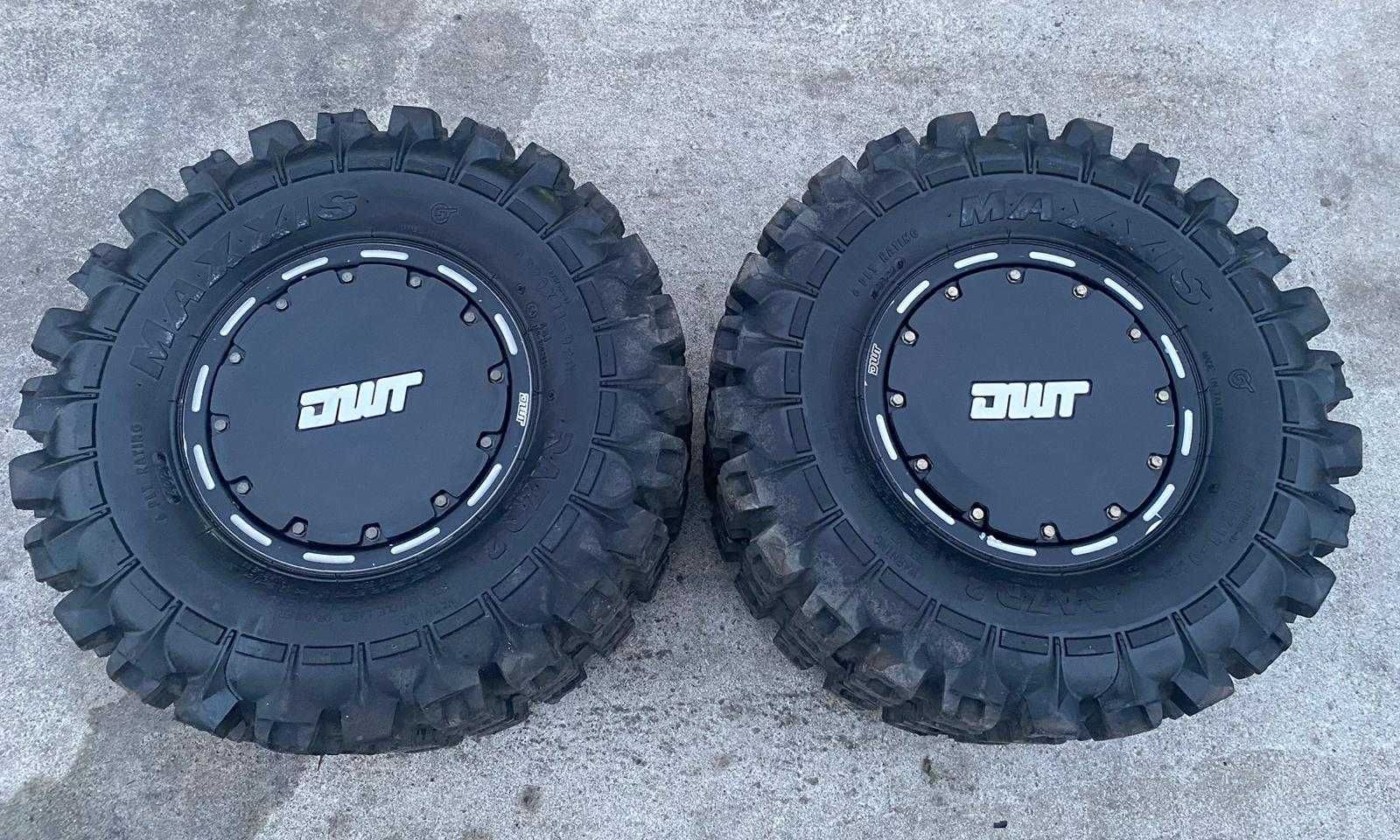Felgi beadlock DWT z oponami maxxis razr2