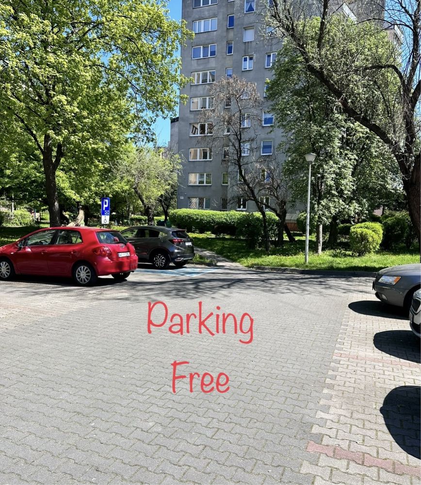 Gocław Fieldorfa Darmowy Parking Mieszkanie godziny noce doby dla 4 os