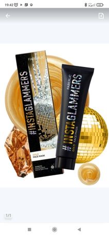InstaGlammers Gold – maseczka do twarzy  Faberlic Wyprzedaż