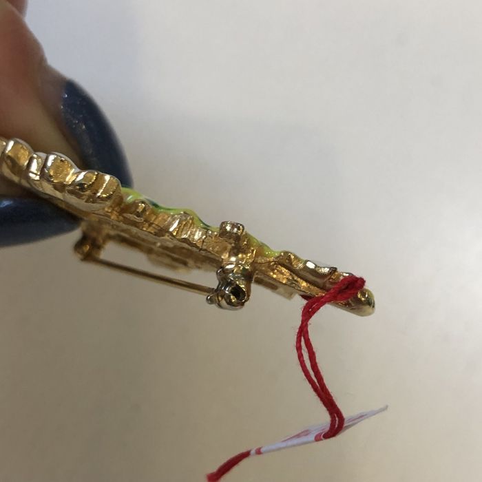 Брошка емаль квіти вінтаж