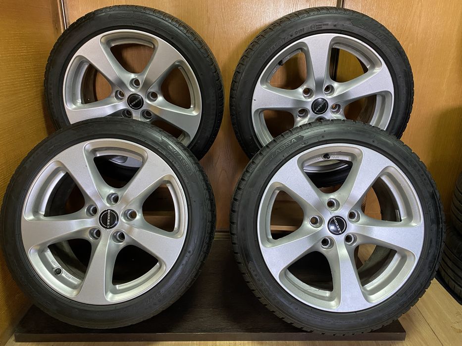 Jantes 17 5x120 com pneus 225/45/17