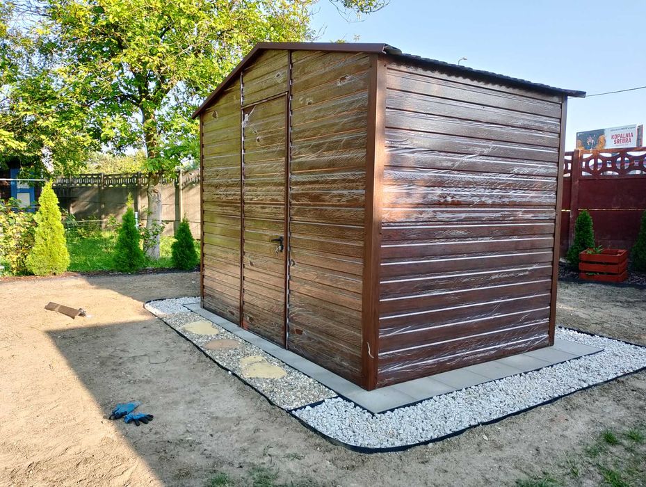 Domek Narzędziowy 3x3 plus wiata Gratis Transport i montaż Ocynk