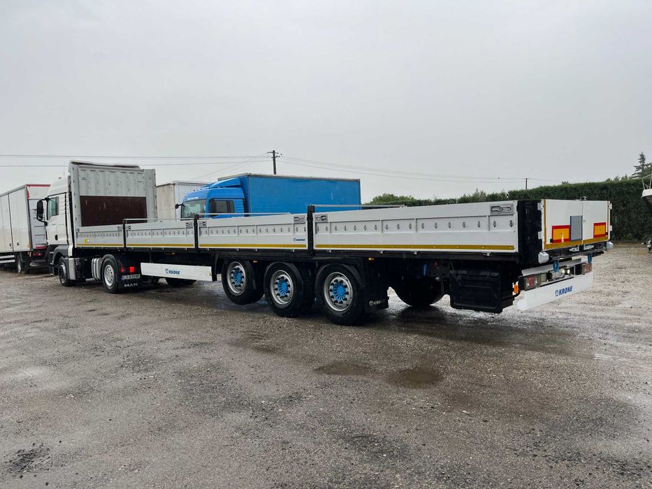 Wynajem naczepa burtowa 13,6* Wynajem naczepa budowlana