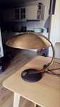 Mosiężna lampa Egon Hilldebrand. Bauhaus, mid age lata 60