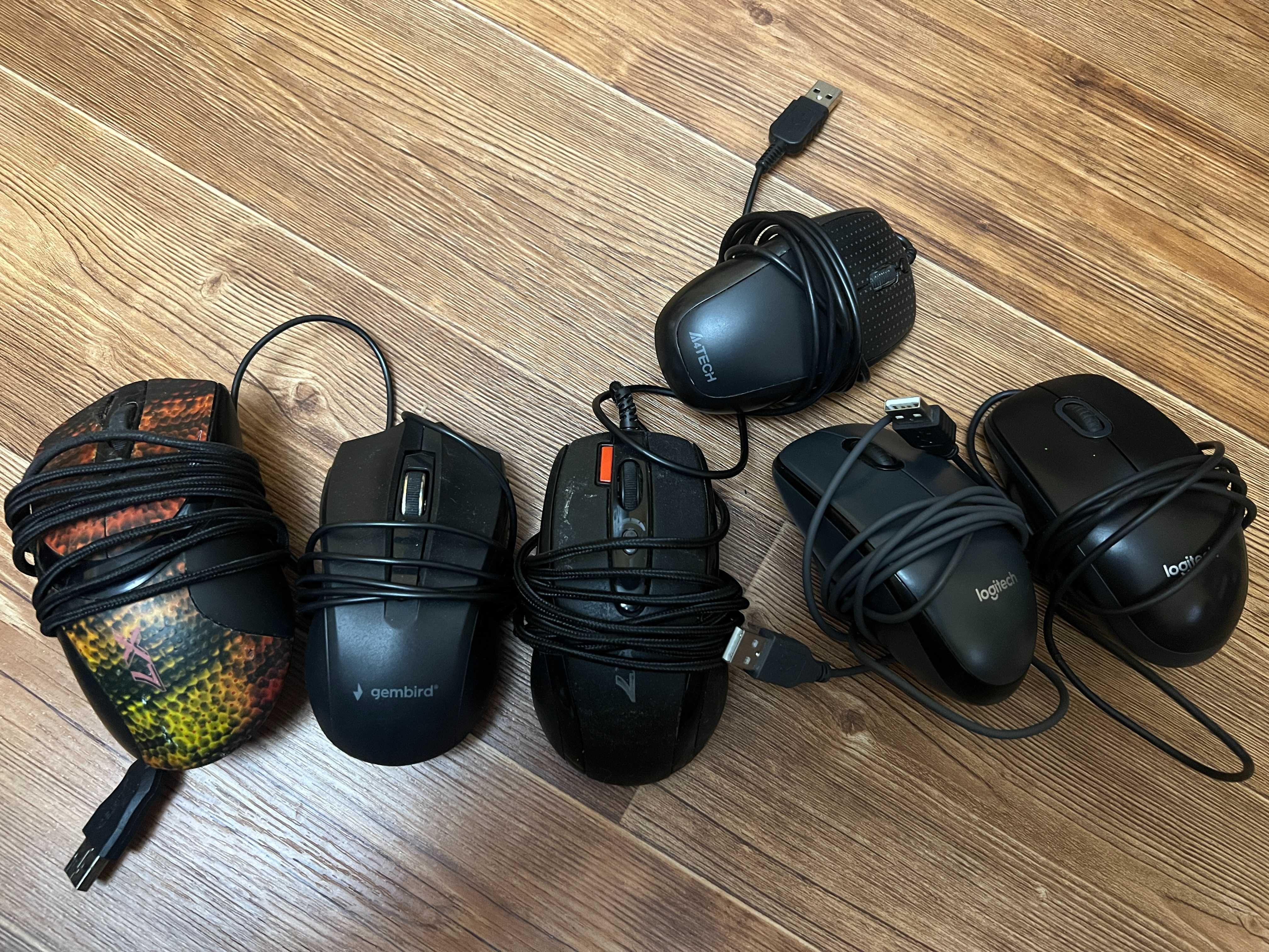 Мишки USB, вживані, a4tech, logitech, gembird