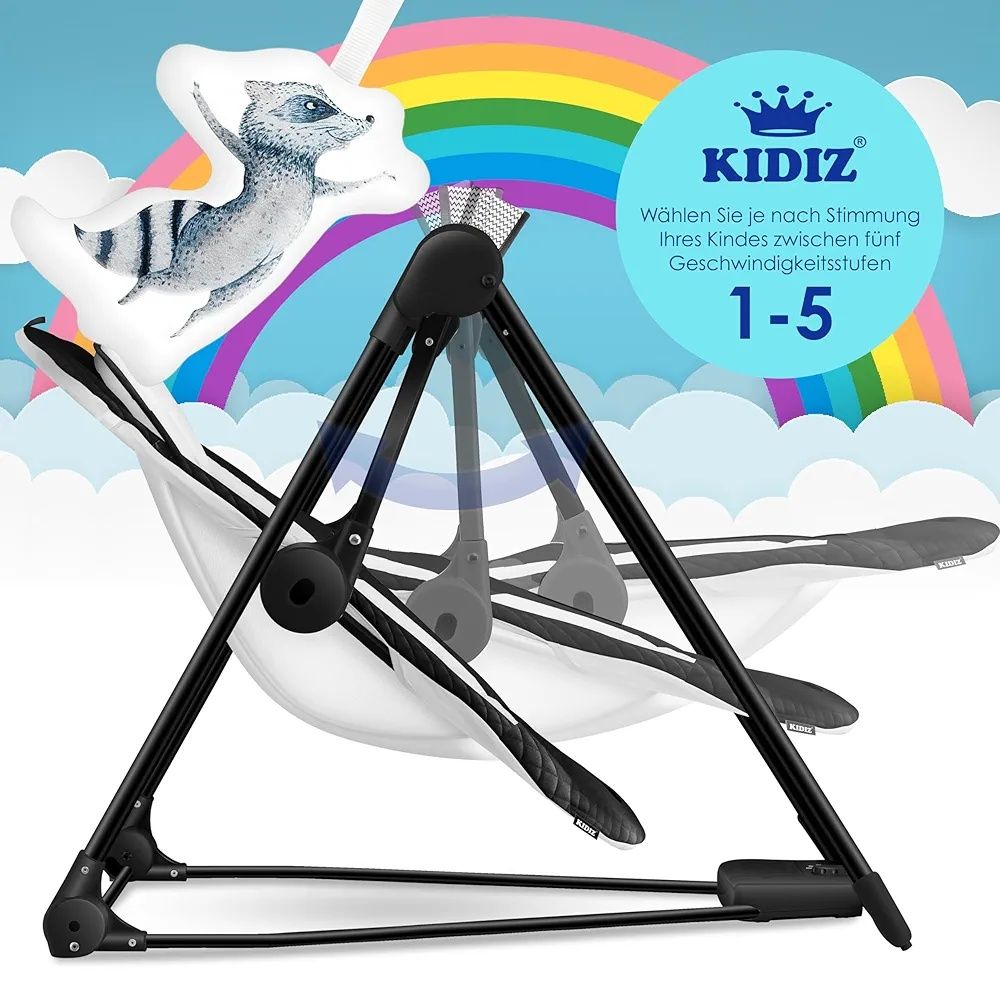 Automatyczny Leżaczek bujaczek KIDIZ K-BW-001 x 76 x 67 cm K51