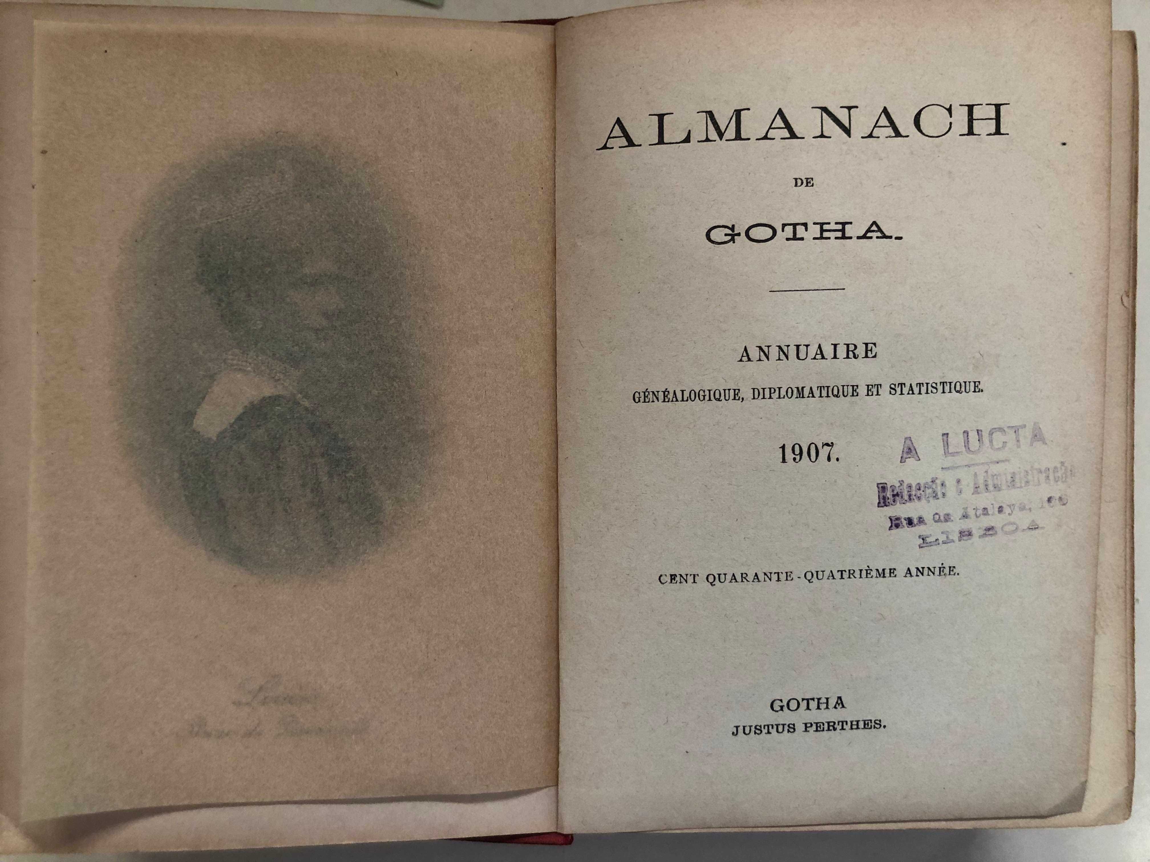 Almanach de Gotha - Gotha Justus Perthes - 1907