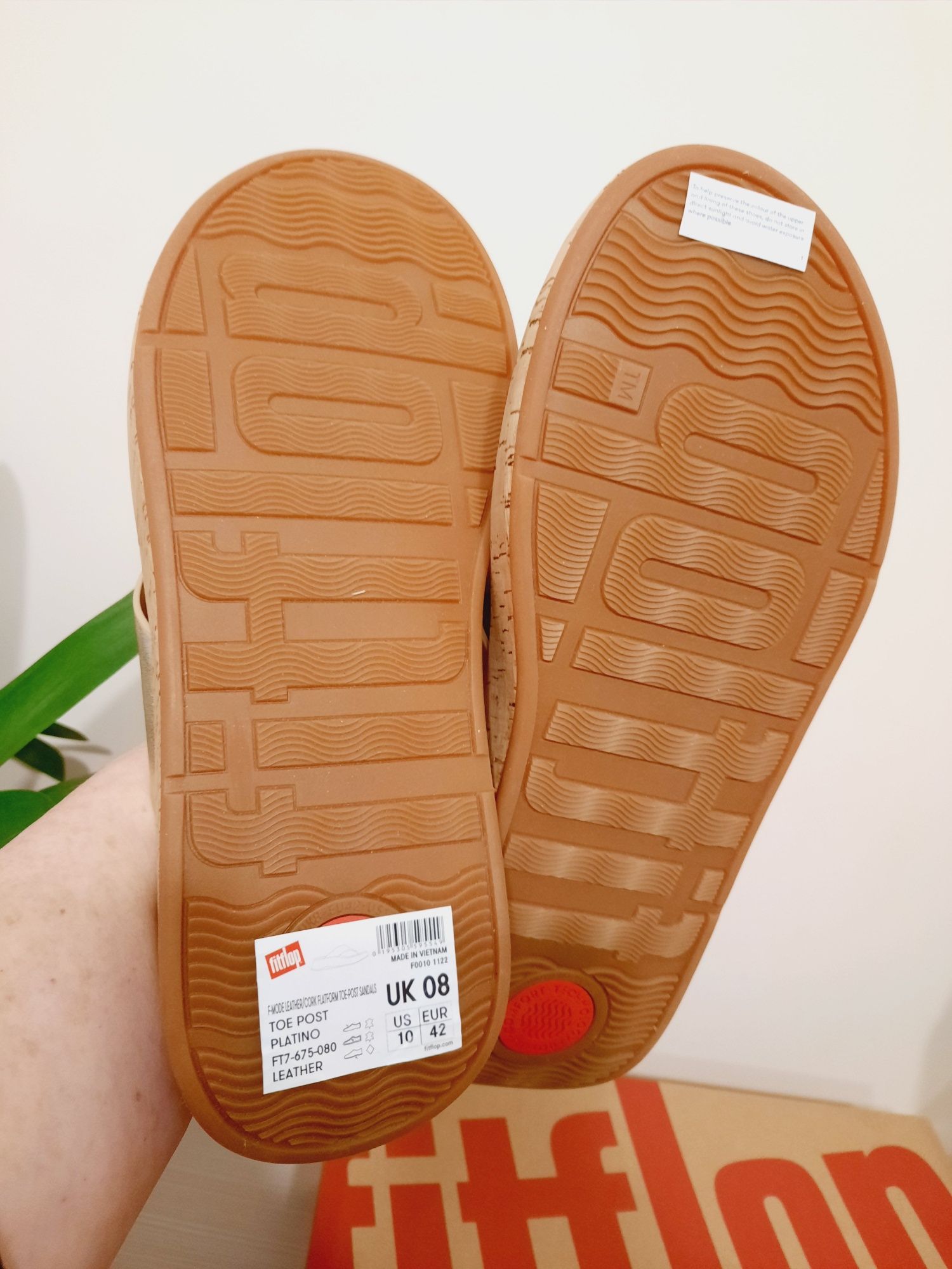 Fitflop śliczne klapki skórzane 42 wkł 27 Nowe