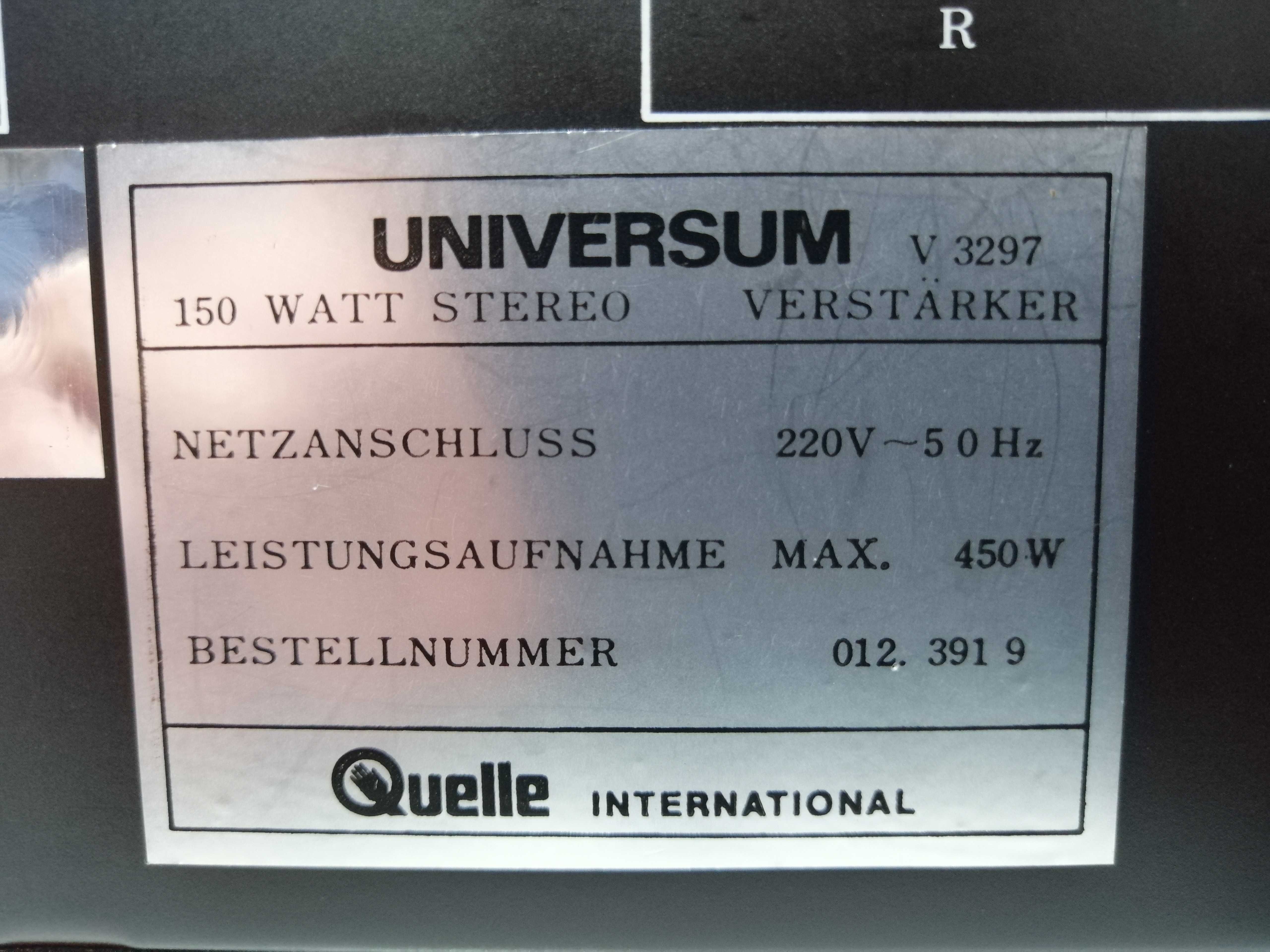 Wzmacniacz Universum Dynamics System HIFI 2500