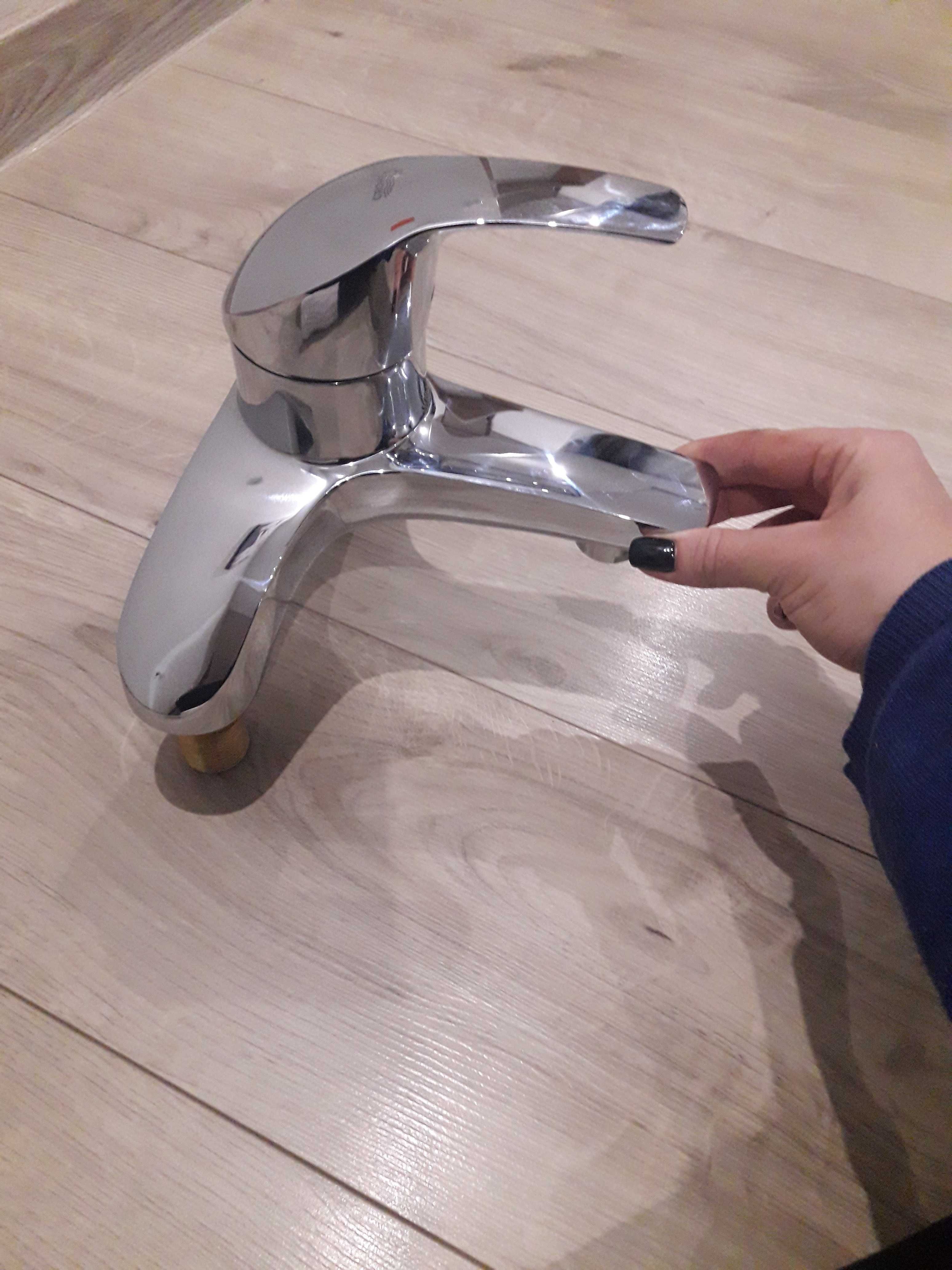 Bateria Wannowa umywalkowa 18cm  Grohe chrom automat na wanne jednouch